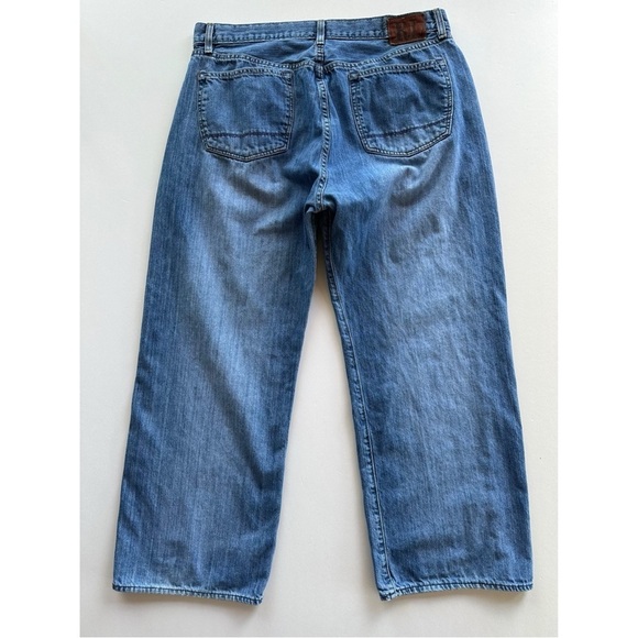 Y2K Ralph Lauren Polo Jeans Co Thompson Size 38 Baggy Wide Leg Grunge Vintage - Picture 3 of 15